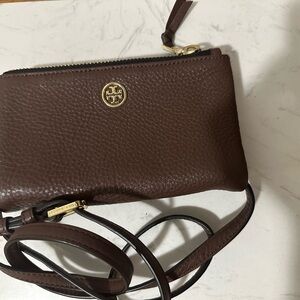 Tory Burch Chocolate Brown Crossbody Bag